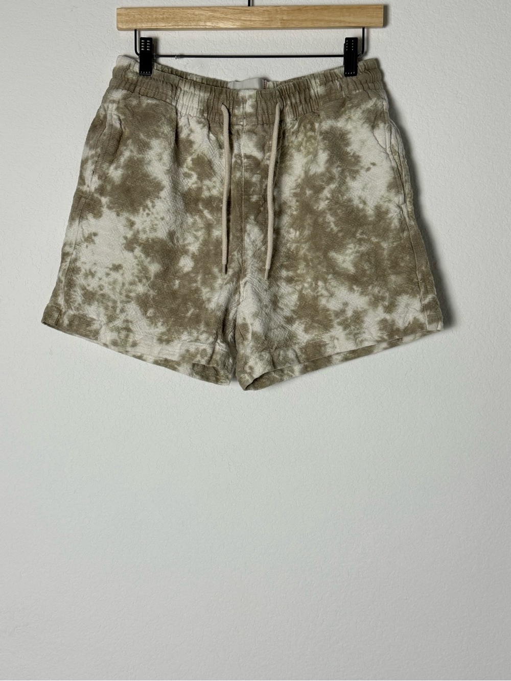 BDG Urban Outfitters Tan Tie Dye Terry Cloth Shorts (unisex)